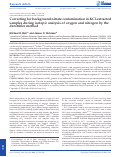 Cover page: Correcting for background nitrate contamination in KCl‐extracted samples during isotopic analysis of oxygen and nitrogen by the denitrifier method