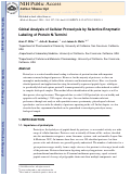 Cover page: Chapter Thirteen Global Analysis of Cellular Proteolysis by Selective Enzymatic Labeling of Protein N-Termini