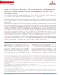 Cover page: Impact of Insurance Status on Outcomes and Use of Rehabilitation Services in Acute Ischemic Stroke: Findings From Get With The Guidelines‐Stroke