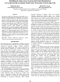 Cover page: Modelling the Supervisory System and Frontal Dysfunction: An Architecturally Grounded Model of the Wisconsin Card Sorting Task