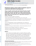 Cover page: Morphologic Features of ALK-negative Anaplastic Large Cell Lymphomas With DUSP22 Rearrangements