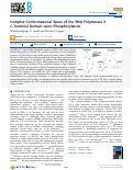 Cover page: Complex Conformational Space of the RNA Polymerase II C-Terminal Domain upon Phosphorylation.