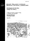 Cover page: Development of a New Duct Leakage Test: Delta Q