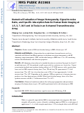 Cover page: Numerical evaluation of image homogeneity, signal-to-noise ratio, and specific absorption rate for human brain imaging at 1.5, 3, 7, 10.5, and 14T in an 8-channel transmit/receive array.