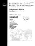 Cover page: CFD Simulation of Infiltration Heat Recovery