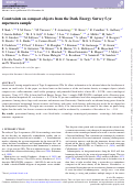 Cover page: Constraints on compact objects from the Dark Energy Survey 5-yr supernova sample