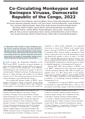 Cover page: Co-Circulating Monkeypox and Swinepox Viruses, Democratic Republic of the Congo, 2022.