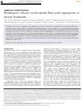 Cover page: Huntington's disease cerebrospinal fluid seeds aggregation of mutant huntingtin