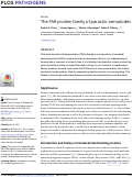 Cover page: The FAR protein family of parasitic nematodes