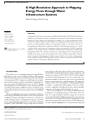 Cover page: A High‐Resolution Approach to Mapping Energy Flows through Water Infrastructure Systems