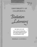 Cover page: Studies of Bone Metabolism with the Aid of Radioactive Strontium