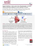 Cover page: Design, Synthesis, In Vitro and In Vivo Characterization of CDC42 GTPase Interaction Inhibitors for the Treatment of Cancer