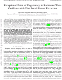 Cover page: Exceptional Point of Degeneracy in a Backward-Wave Oscillator with Distributed Power Extraction