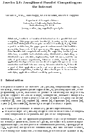 Cover page: Javelin 2.0: Java-based parallel computing on the Internet