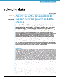 Cover page: AmeriFlux BASE data pipeline to support network growth and data sharing