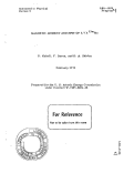 Cover page: MAGNETIC MOMENT AND SPIN OF 6.9 h 93mMo