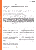 Cover page: Human centromeric CENP-A chromatin is a homotypic, octameric nucleosome at all cell cycle points