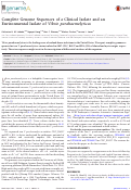 Cover page: Complete Genome Sequences of a Clinical Isolate and an Environmental Isolate of Vibrio parahaemolyticus