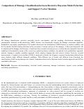 Cover page: Comparison of Damage Classification Between Recursive Bayesian Model Selection and Support Vector Machine