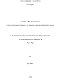 Cover page: From the Lab to the Classroom: Effects of Embodied Pedagogies on Students’ Learning of Statistical Concepts