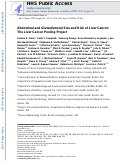 Cover page: Abdominal and gluteofemoral size and risk of liver cancer: The liver cancer pooling project