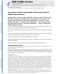 Cover page: Association of Uremic Solutes With Cardiovascular Death in Diabetic Kidney Disease.