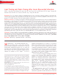 Cover page: Lipid Testing and Statin Dosing After Acute Myocardial Infarction