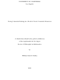 Cover page: Strong Consensus-Seeking in a Model of Social Consensus Formation