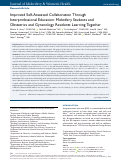 Cover page: Improved Self‐Assessed Collaboration Through Interprofessional Education: Midwifery Students and Obstetrics and Gynecology Residents Learning Together