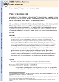 Cover page: Epilepsy biomarkers.