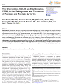 Cover page: The Chemokine, CCL20, and Its Receptor, CCR6, in the Pathogenesis and Treatment of Psoriasis and Psoriatic Arthritis.