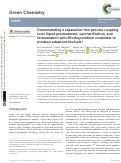 Cover page: Demonstrating a separation-free process coupling ionic liquid pretreatment, saccharification, and fermentation with Rhodosporidium toruloides to produce advanced biofuels