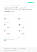 Cover page: Elagolix, an Oral GnRH Antagonist for Endometriosis-Associated Pain: A Randomized Controlled Study