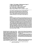 Cover page: A major T cell antigen of Mycobacterium leprae is a 10-kD heat-shock cognate protein.