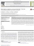 Cover page: Multi-objective regulations on transportation fuels: Comparing renewable fuel mandates and emission standards