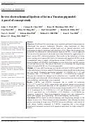 Cover page: In vivo electrochemical lipolysis of fat in a Yucatan pig model: A proof of concept study