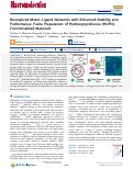 Cover page: Bioinspired Metal-Ligand Networks with Enhanced Stability and Performance: Facile Preparation of Hydroxypyridinone (HOPO)-Functionalized Materials.