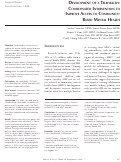 Cover page: Development of a Telehealth-Coordinated Intervention to Improve Access to Community-Based Mental Health.