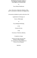 Cover page: The Housing Transition in Mexico: Local Impacts of National Policy