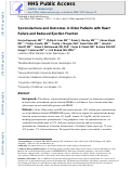 Cover page: Spironolactone and Outcomes in Older Patients with Heart Failure and Reduced Ejection Fraction