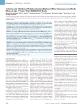 Cover page: In Utero and Childhood Polybrominated Diphenyl Ether Exposures and Body Mass at Age 7 Years: The CHAMACOS Study