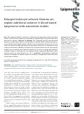 Cover page: Enlarged leukocyte referent libraries can explain additional variance in blood-based epigenome-wide association studies