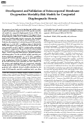 Cover page: Development and Validation of Extracorporeal Membrane Oxygenation Mortality-Risk Models for Congenital Diaphragmatic Hernia