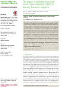 Cover page: The impact of cerebellar transcranial direct current stimulation (tDCS) on learning fine-motor sequences