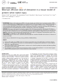 Cover page: Minimum effective dose of clemastine in a mouse model of preterm white matter injury.