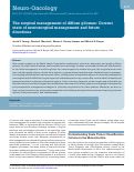 Cover page: The surgical management of diffuse gliomas: Current state of neurosurgical management and future directions.