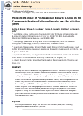 Cover page: Modeling the Impact of Post-Diagnosis Behavior Change on HIV Prevalence in Southern California Men Who Have Sex with Men (MSM)