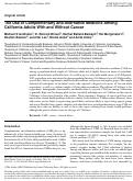 Cover page: The Use of Complementary and Alternative Medicine Among California Adults With and Without Cancer