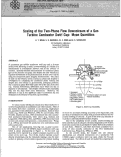 Cover page: Scaling of the Two-Phase Flow Downstream of a Gas Turbine Combustor Swirl Cup: Mean Quantities