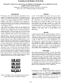 Cover page: Learning on the Balance Scale Task